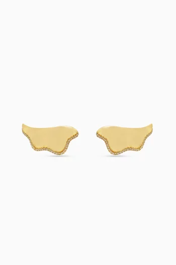 Grove Serene Stud Earrings in 18kt Gold