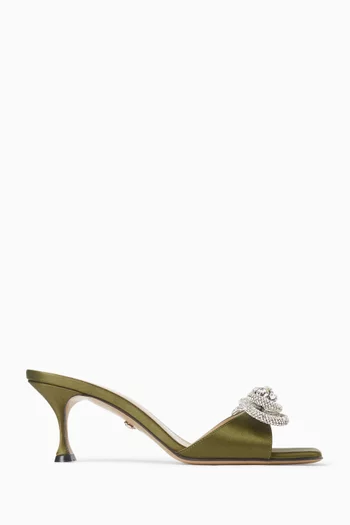 صندل بعقدة مزدوجة وكعب 65 مم ستان