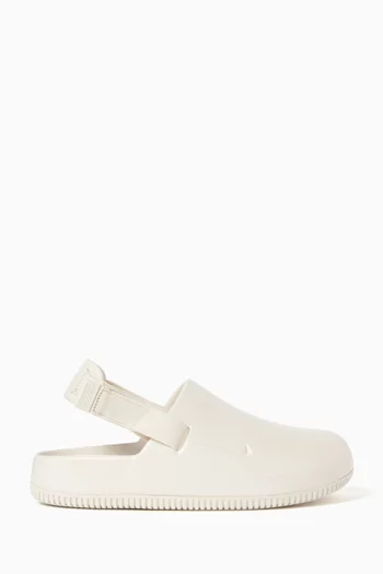 Calm Pearlised Mules in Foam