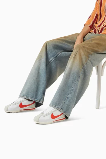 Cortez Sneakers in Textile & Suede