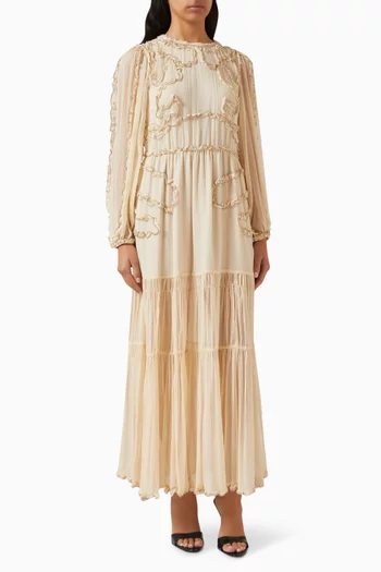 Iona Dress in Silk Chiffon