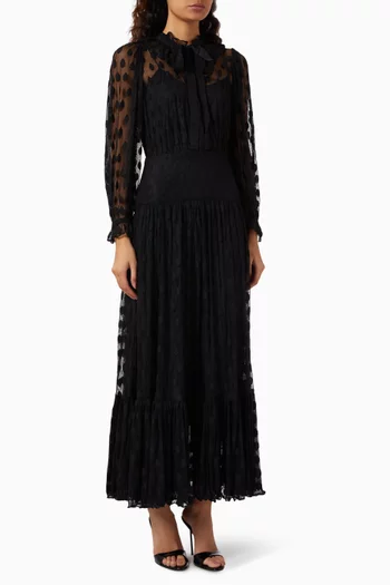 Carla Midi Dress in Lace