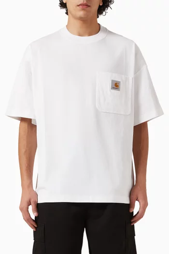 Work Pocket T-shirt in Cotton-jersey