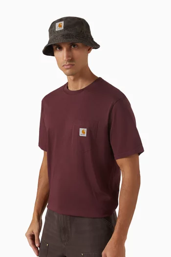 Duck Bucket Hat in Cotton Canvas