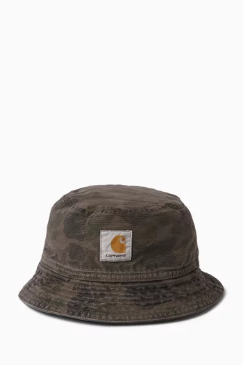 Duck Bucket Hat in Cotton Canvas