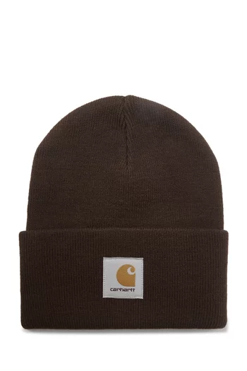 Acrylic Logo Beanie in Knit