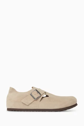 London Clogs in Suede
