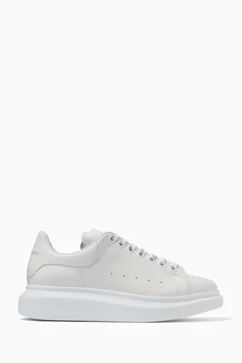 Oversized Sneakers in Leather