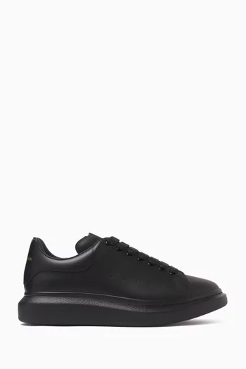 Oversized Sneakers in Calf Leather