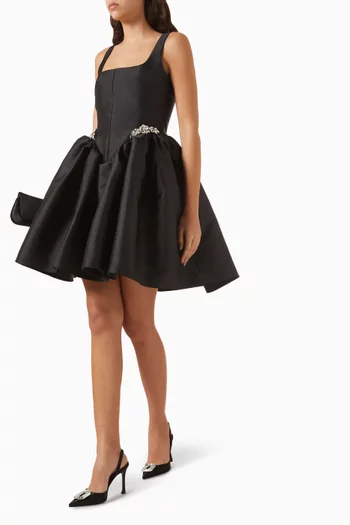 Crystal-embellished Mini Dress