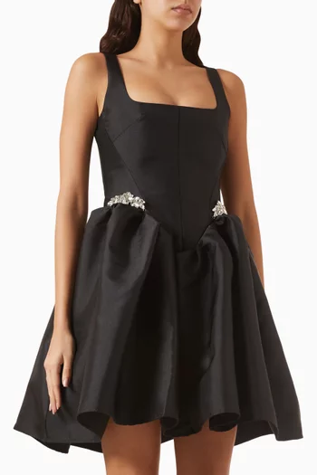 Crystal-embellished Mini Dress