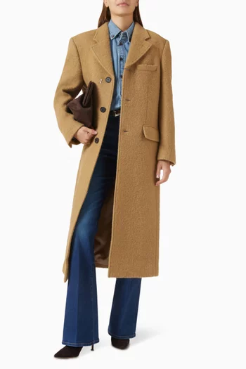 2-way Coat in Boucle-wool