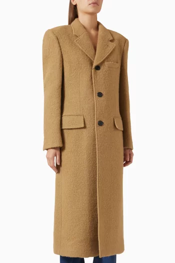 2-way Coat in Boucle-wool