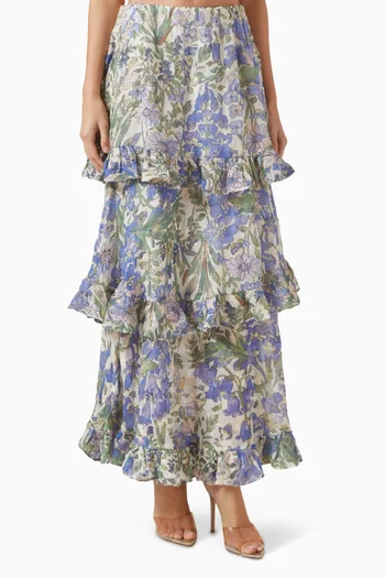 Ruffle Skirt in Georgette
