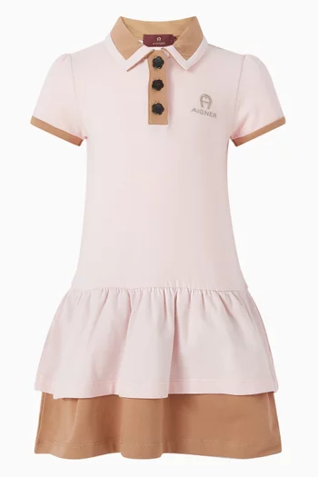 Logo Polo Dress
