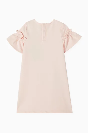 Crossbody-bag Printed Dress in Cotton
