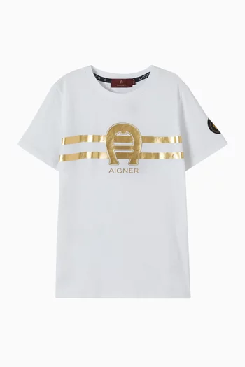 Logo T-shirt in Cotton