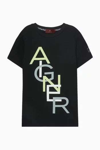 Logo-print T-shirt in Cotton