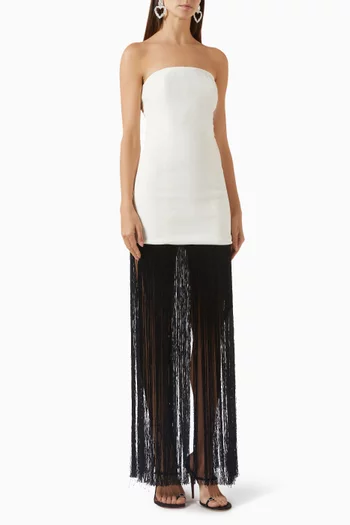 Monochrome Tango Dress in Scuba