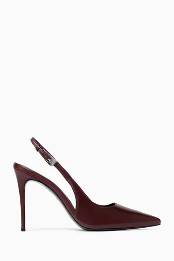 Branca 100 Slingback Pumps in Leather