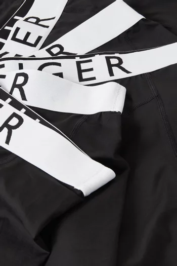 Logo Boxer Briefs in Microfibre, Set of 3