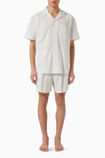 طقم بيجاما منسوج قطن