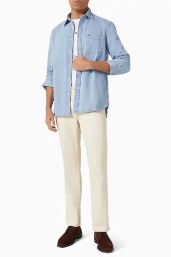 Button-up Shirt in Denim