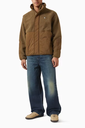 Quilted Teddy Relaxed Jacket