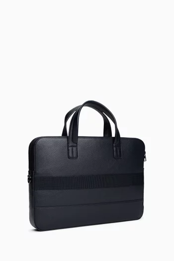 Metal Logo Laptop Bag