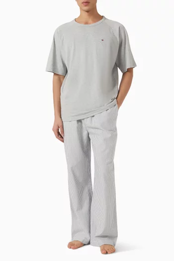 Essential Textured Lounge T-shirt in Cotton-jersey
