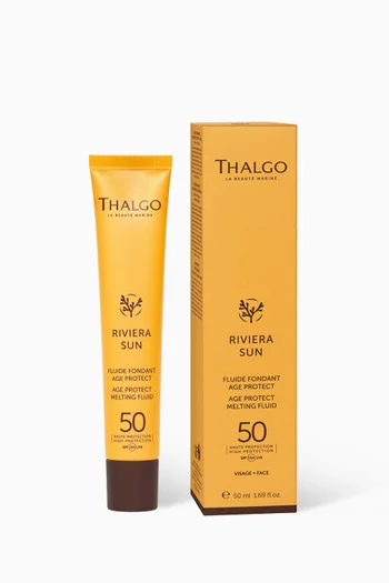 سائل سن ريفيرا لحماية البشرة من علامات تقدم السن مع عامل الحماية SPF50‏، 50 ملل
