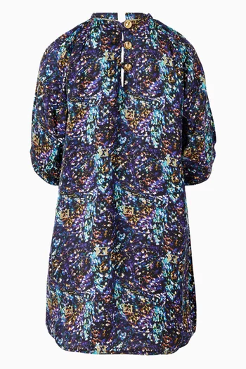 Scattered Logo Dress