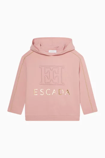 Logo Hoodie in Cotton