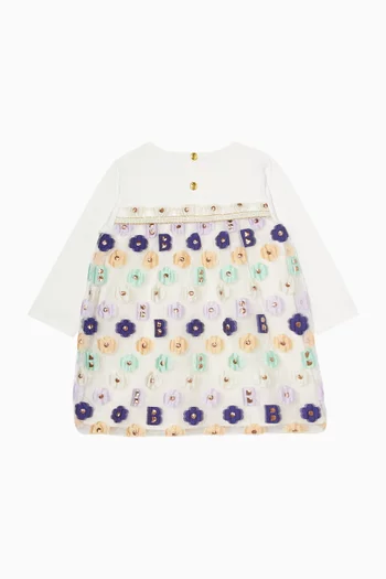All-over Print Frock Dress