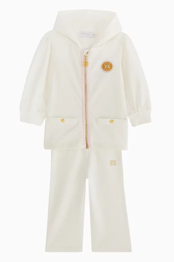 Logo Jacket in Cotton