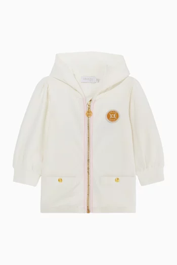 Logo Jacket in Cotton