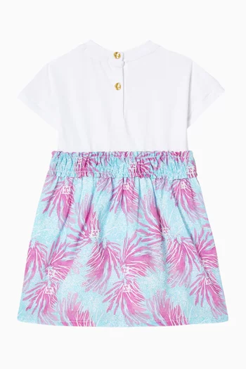 Logo Floral Dress