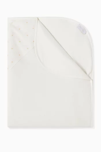 Heart Logo Blanket in Cotton