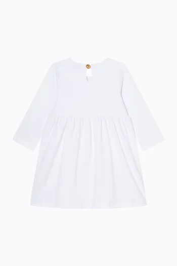 Logo Dress in Cotton