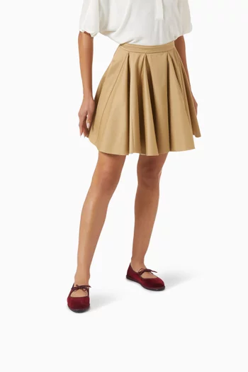 حذاء باليرينا بريجيت بكعب مسطح مخمل