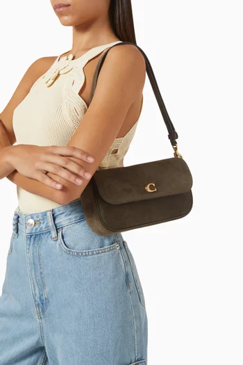 Tabby Shoulder Bag in Suede