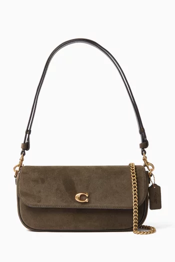 Tabby Shoulder Bag in Suede