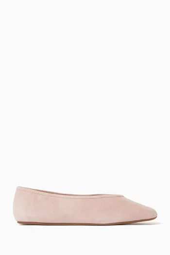 Houston Ballerina Flats in Suede