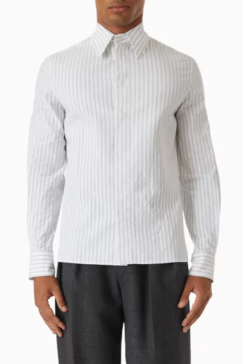 Cassandre Pencil-stripe Shirt in Cotton