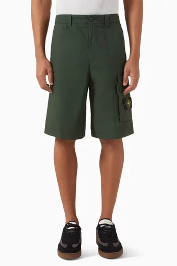 Bermuda Shorts in Cotton Canvas