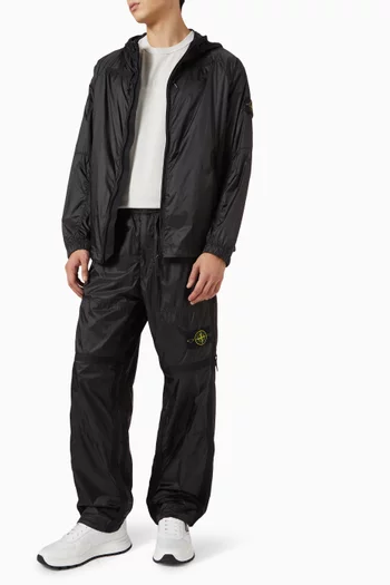 Light Hooded Jacket in Ripstop Nylon