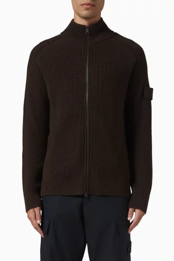 Cardigan in Wool Knit