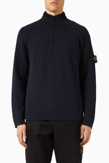 Turtleneck Sweater in Wool Knit