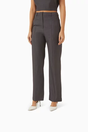 حذاء كلاسيك ديلفي ماري جين جلد لامع بكعب 105 مم