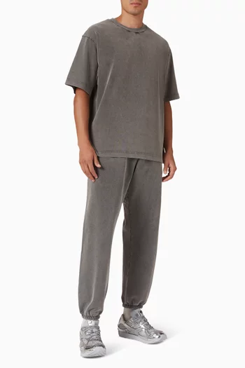 بنطال رياضي بلون باهت صوف قطني